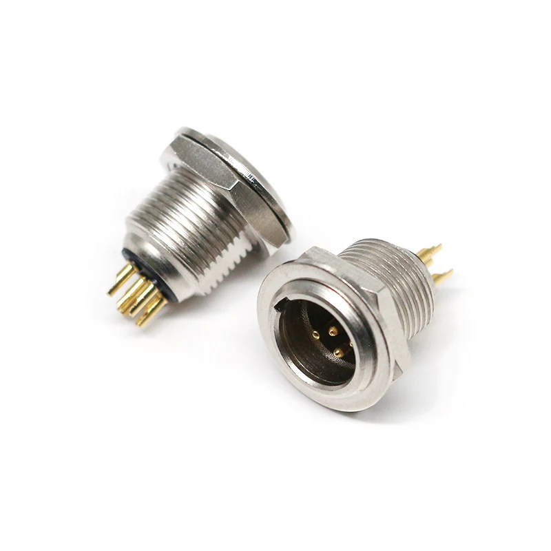 High Quality Mini XLR Female Sockets Mini 5 Pin XLR Threaded ConnectorS Panel Mount Solder Audio Connectors for Audio & Video