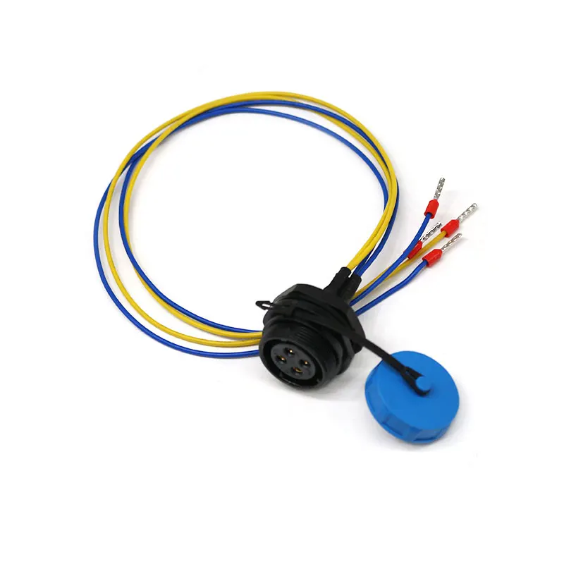 Professional Factory Waterproof 4 Pin PCB Solder Cable Connector to E0508 Terminal Blocks Cables Industrial Aviation Plug Cables