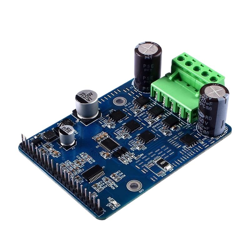 Industrial DC Motor Speed Controller Board 50A 1600W 8-60V PWM Speed Regulator with Potentiometer Port for Brush Motor Fan Pump