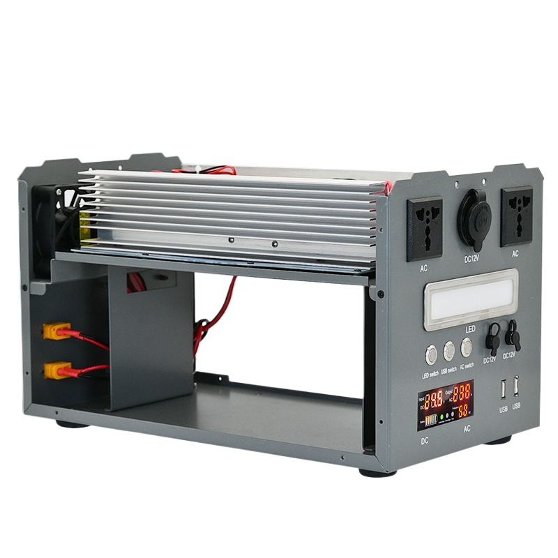 Portable Power Station DIY Kit Pure Sine Wave Inverter 12V/24V-220V 300W-3000W Solar Energy Storage System Kit Withoout Battery