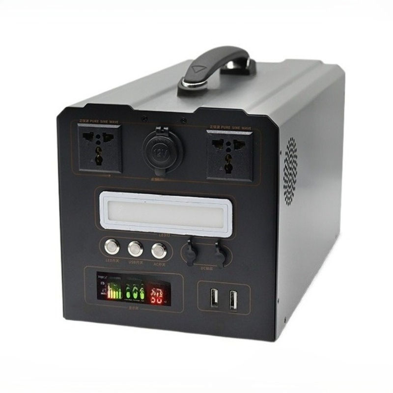 Portable Power Station DIY Kit 1000W Pure Sine Wave Inverter 12V 24V DC to 220V AC Battery Box Outdoor Camping Solar Emergency