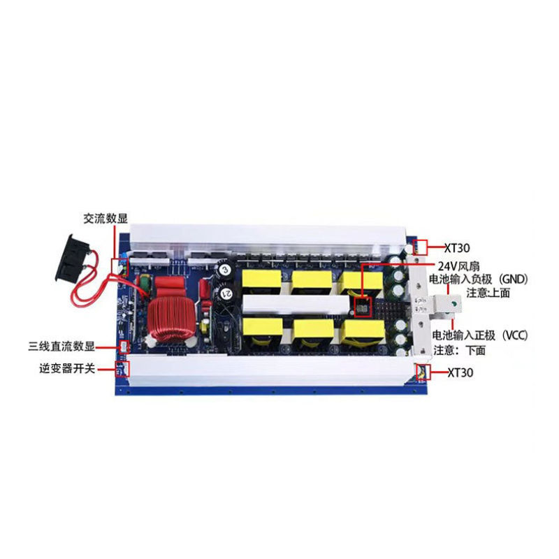 Pure Sine Wave Inverter Board 2000W 2500W 110V 60Hz Bare Board 12V 24V DC to AC for US Market Solar System