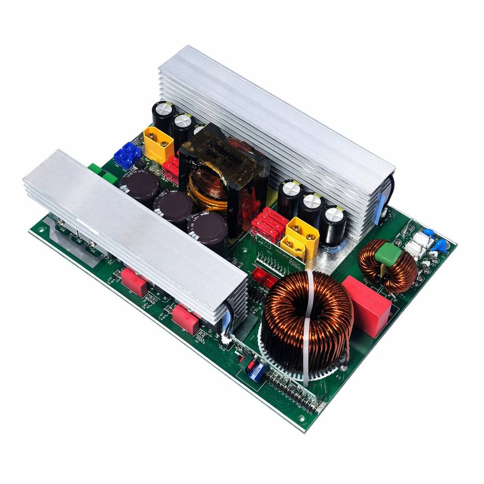 3000W Pure Sine Wave Inverter Board 24V 48V DC to 220V AC PCBA Module for Off-Grid Solar Home RV Power Supply System