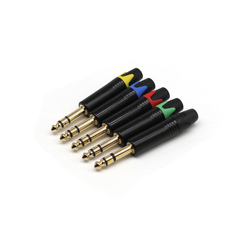 DXZP SC 3p Full Copper Gold-Plated Audio Connectors XLR Male Plugs Microphone Connectors Audio Jack for Balance Audio Cables