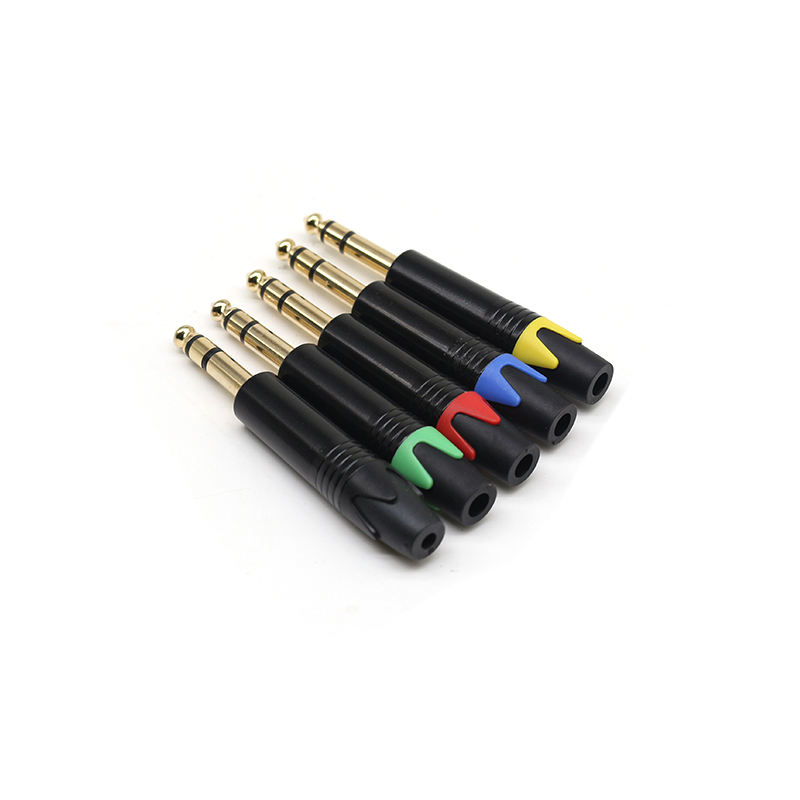 DXZP SC 3p Full Copper Gold-Plated Audio Connectors XLR Male Plugs Microphone Connectors Audio Jack for Balance Audio Cables