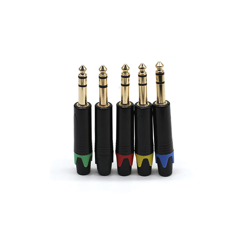 DXZP SC 3p Full Copper Gold-Plated Audio Connectors XLR Male Plugs Microphone Connectors Audio Jack for Balance Audio Cables