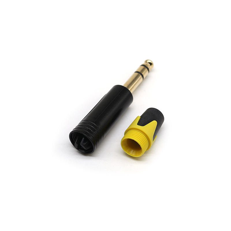 DXZP SC 3p Full Copper Gold-Plated Audio Connectors XLR Male Plugs Microphone Connectors Audio Jack for Balance Audio Cables