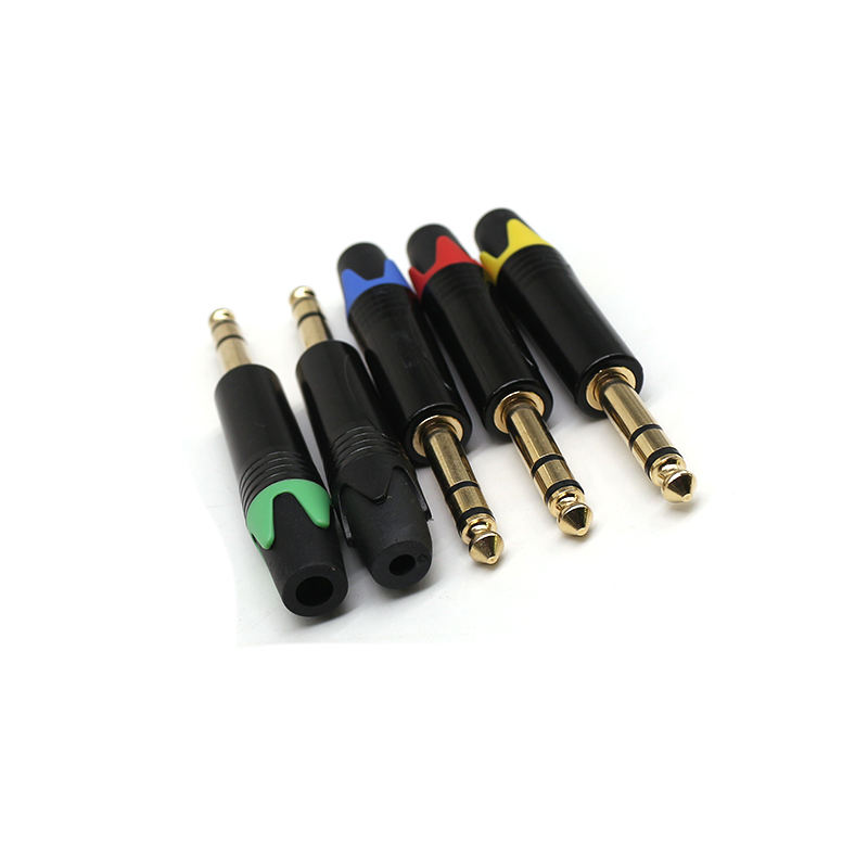 DXZP SC 3p Full Copper Gold-Plated Audio Connectors XLR Male Plugs Microphone Connectors Audio Jack for Balance Audio Cables