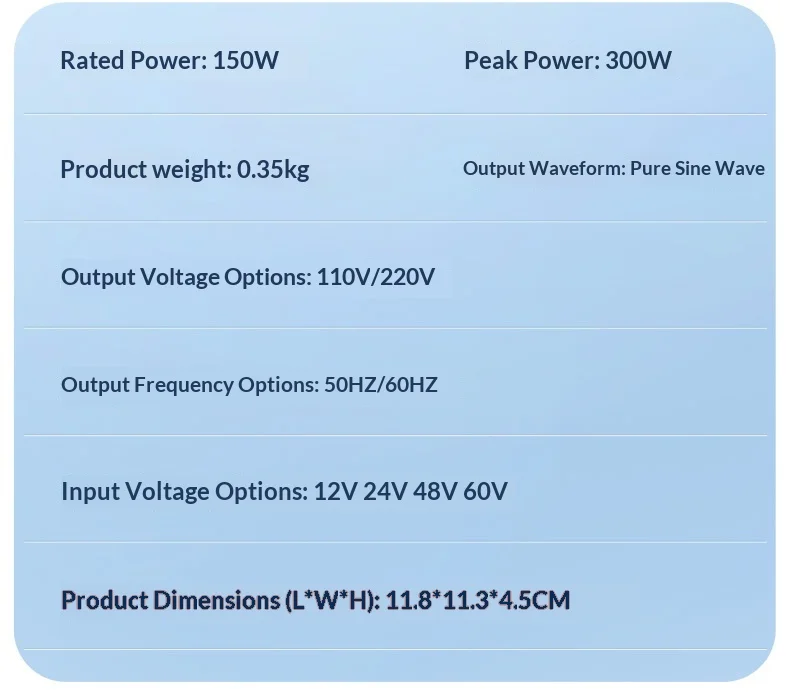 Factory Price Pure Sine Wave Inverter Mainboard 12V/24V/48V to 220V 1500W-3000W DC to AC Power Converter Bare Board