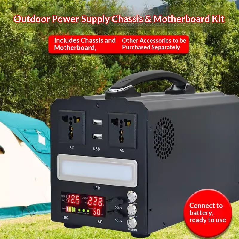 Portable Power Station 300W-3000W Pure Sine Wave Inverters with BMS Battery System Outdoor Camping Emergency Power Backup AC UPS