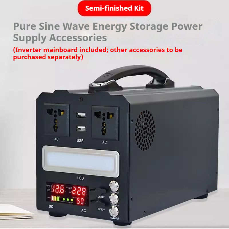 Portable Power Station 300W-3000W Pure Sine Wave Inverters with BMS Battery System Outdoor Camping Emergency Power Backup AC UPS