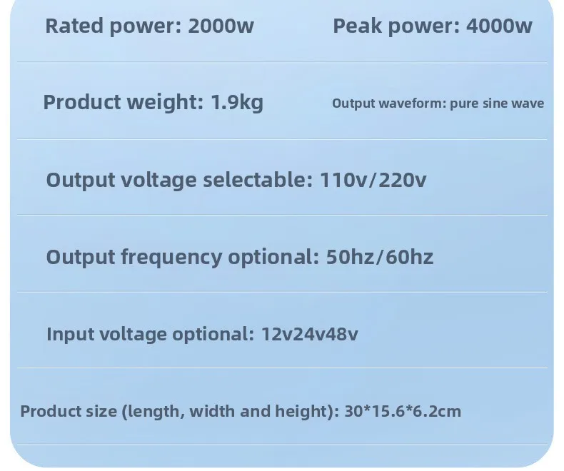 Factory Wholesale Genuine Sine-wave Inverter Mainboard 53A Series 90% Efficiency Full Power 1500W Bare Board 12V 220V All-in-one