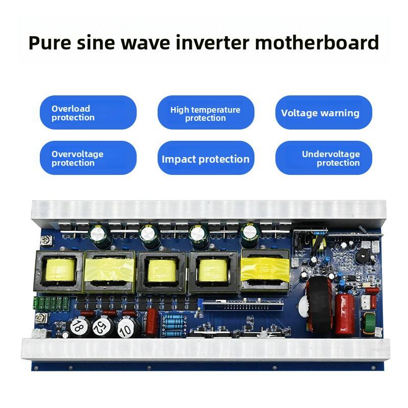 Factory Wholesale Genuine Sine-wave Inverter Mainboard 53A Series 90% Efficiency Full Power 1500W Bare Board 12V 220V All-in-one