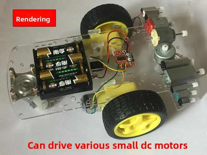 2-Way DC Motor Driver Module Forward-Reverse PWM Speed Control Dual H-Bridge Stepper Motor Mini L298N Model A20