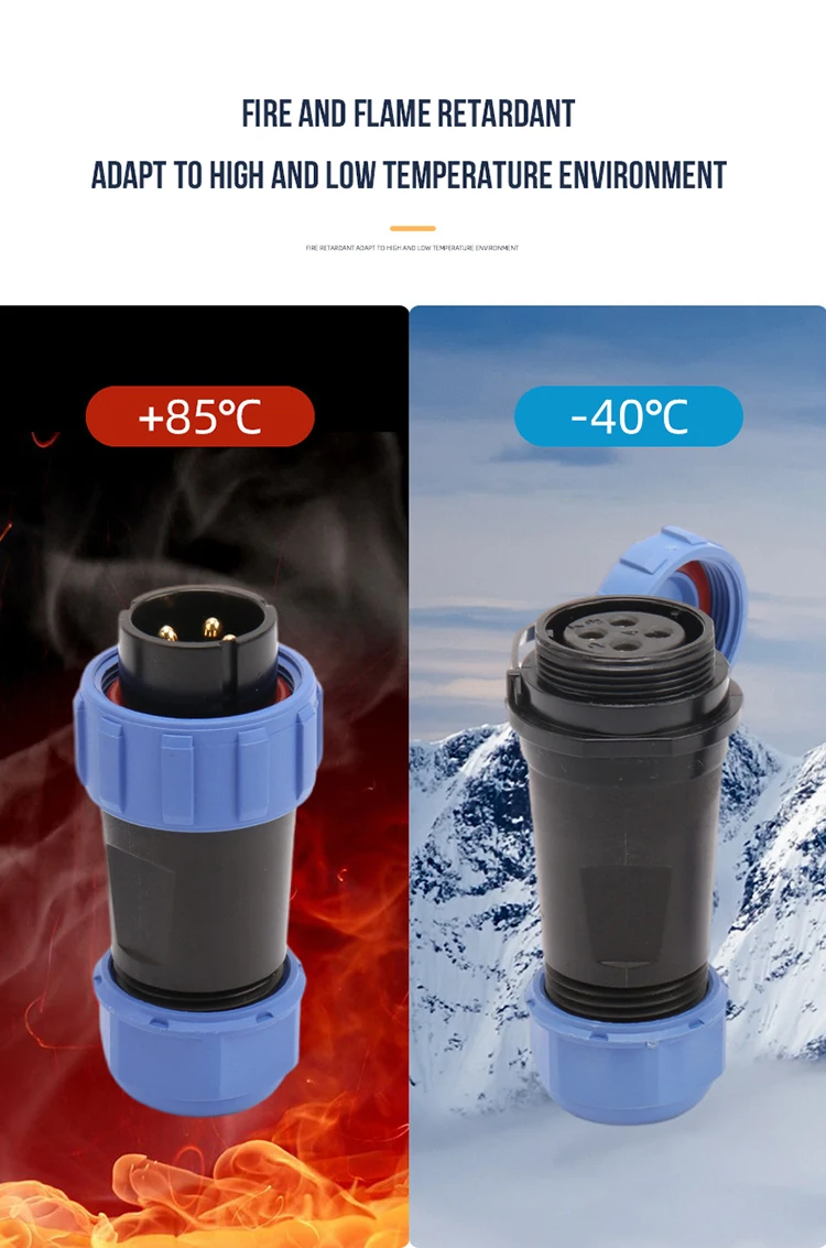 Waterproof Connectors Weipu SP Series Electrical Box Equipment Panel Receptacle Plug Aviation Connector 3 4 5 7 9Pin DXZP SC