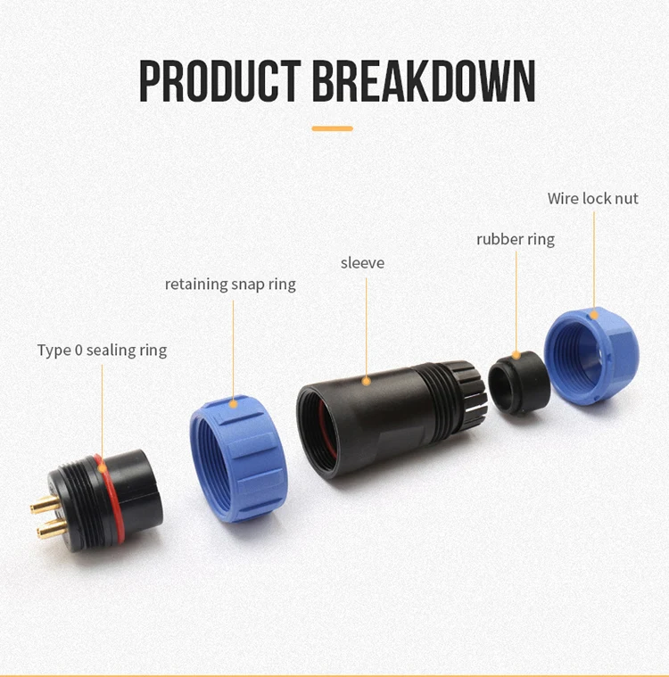 Waterproof Connectors Weipu SP Series Electrical Box Equipment Panel Receptacle Plug Aviation Connector 3 4 5 7 9Pin DXZP SC