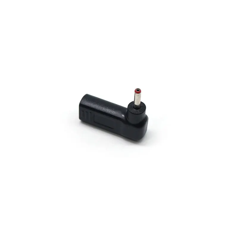 USB 3.0 Type C To 5.5X2.5 5.5X2.1 4.8X1.7 4.0X1.7 3.5X1.35 3.5X1.1 Male Dc Power Plug 90 Degree Angle L Shaped DC Converters