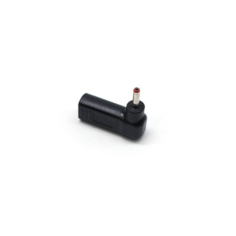 USB 3.0 Type C To 5.5X2.5 5.5X2.1 4.8X1.7 4.0X1.7 3.5X1.35 3.5X1.1 Male Dc Power Plug 90 Degree Angle L Shaped DC Converters