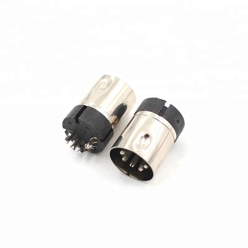 High Quality Digital Interface Gold Plated 4 6 7 8 13 Pin Mini Din Jack Male Connector