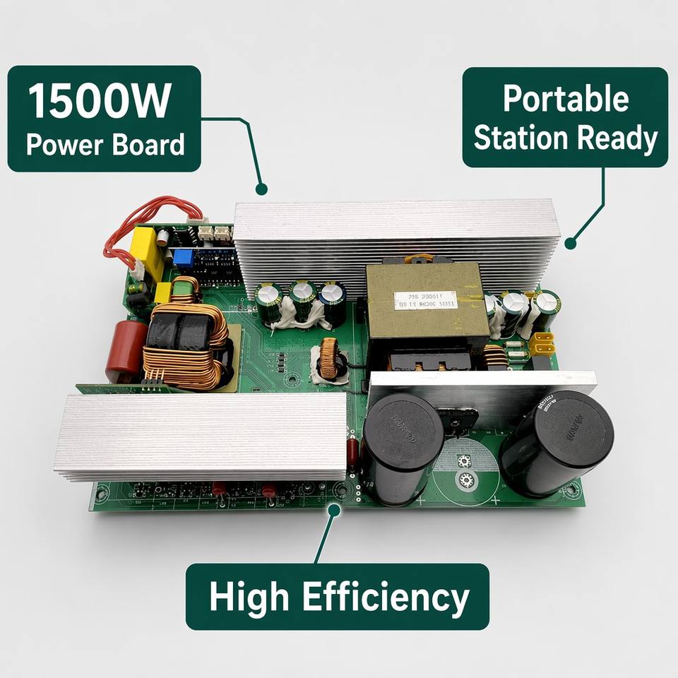 OEM ODM Custom Bidirectional Inverter Mainboard PCBA Energy Storage Power Control Boards Mobile Power Bank PCB Assembly Supplier