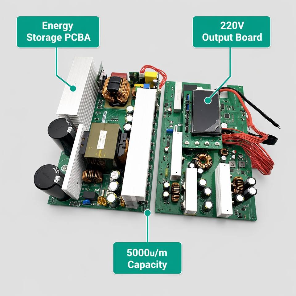 OEM ODM Custom Bidirectional Inverter Mainboard PCBA Energy Storage Power Control Boards Mobile Power Bank PCB Assembly Supplier