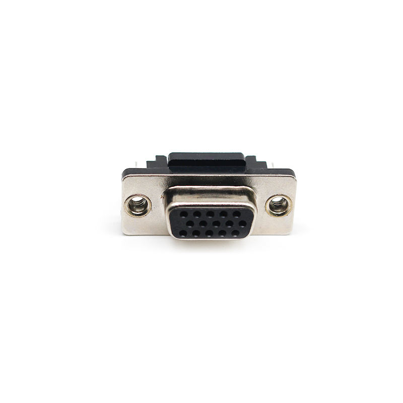 15 Pin D-SUB Female  2 Rows Connector 15P VGA Jack 15Pin Male Solder Crimp D-SUB Connectors VGA SUB-D For Computer Cable