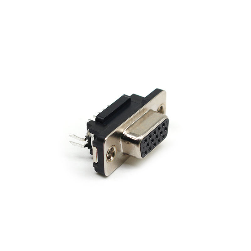 15 Pin D-SUB Female  2 Rows Connector 15P VGA Jack 15Pin Male Solder Crimp D-SUB Connectors VGA SUB-D For Computer Cable