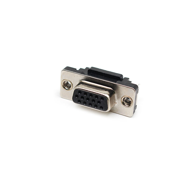 15 Pin D-SUB Female  2 Rows Connector 15P VGA Jack 15Pin Male Solder Crimp D-SUB Connectors VGA SUB-D For Computer Cable