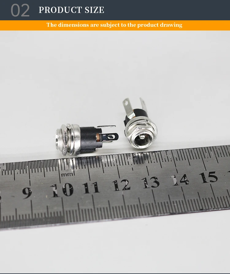 DC-025-2.0 5521mm DC Sockets DC-025-2.5 DC Female Sockets PJ-005A PJ-065B CONN PWR JACK 2.0X5.5MM SOLDER 2.0/2.5mm DC Connectors