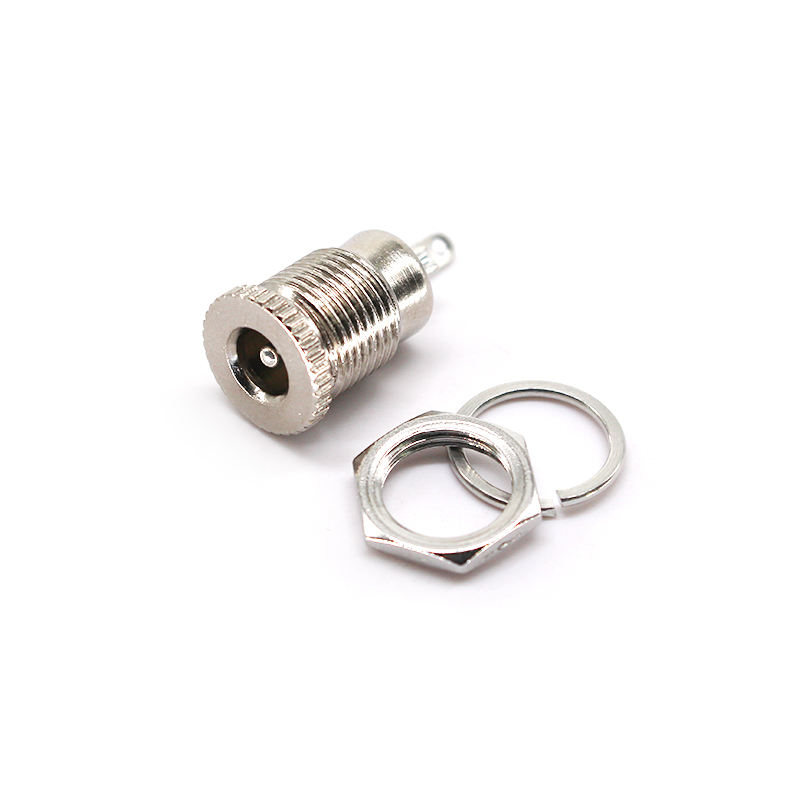 54-00063 DC Power Supply Jack Sockets DC-099 5.5 * 2.1 mm Threaded Metal Charging Sockets Female Panel Mount DC Connectors DC099