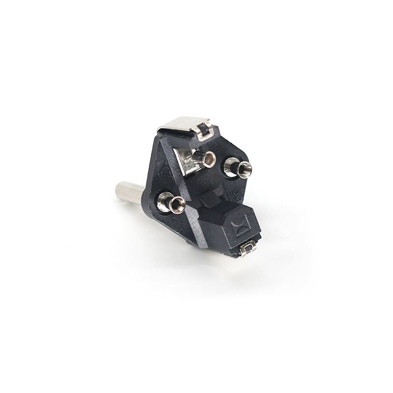 Hight Quality Low Price WS-DC0780 Solid Pin Two-pin Plug Insert With Double Earth Conductor System French AC Plug Inserts
