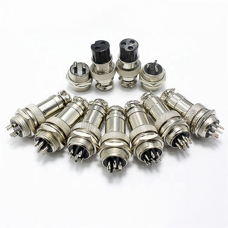 2/3/4/5/6/7/8/9/10 Pin Circular Aviation Socket Plugs Wire Panel Mount Connectors GX12 GX14 GX16 GX20 Connectors DXZP SC
