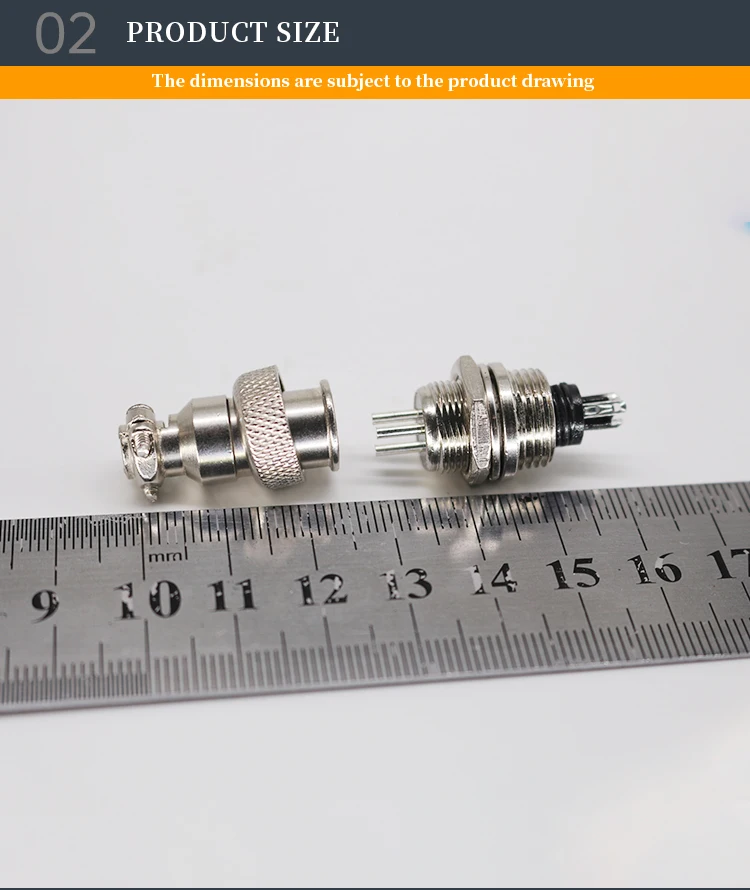 GX12 3P Connectors Threaded Connectors Aviation Plugs Circular Connectors Power Supply Connectors for Aviation Cable DXZP SC