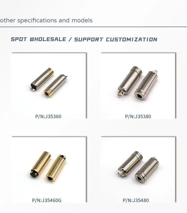 Good Quality J35380 Audio Female Jack TRS Audio Connectors Jack Audio Plugs Compatible Audio Sockets SR-3530-01 102-4740-ND