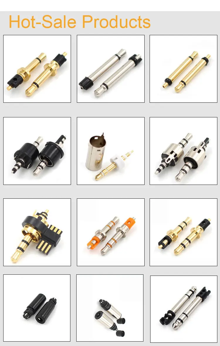High Quality 3.5 mm 3 Pole to 3.5 mm 4 Pole Gold-plated Adapter, Power Adapters//