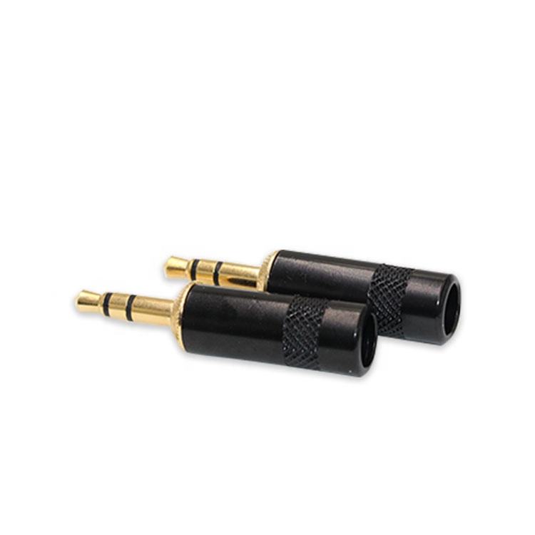 High Quality 3.5 mm 3 Pole to 3.5 mm 4 Pole Gold-plated Adapter, Power Adapters//