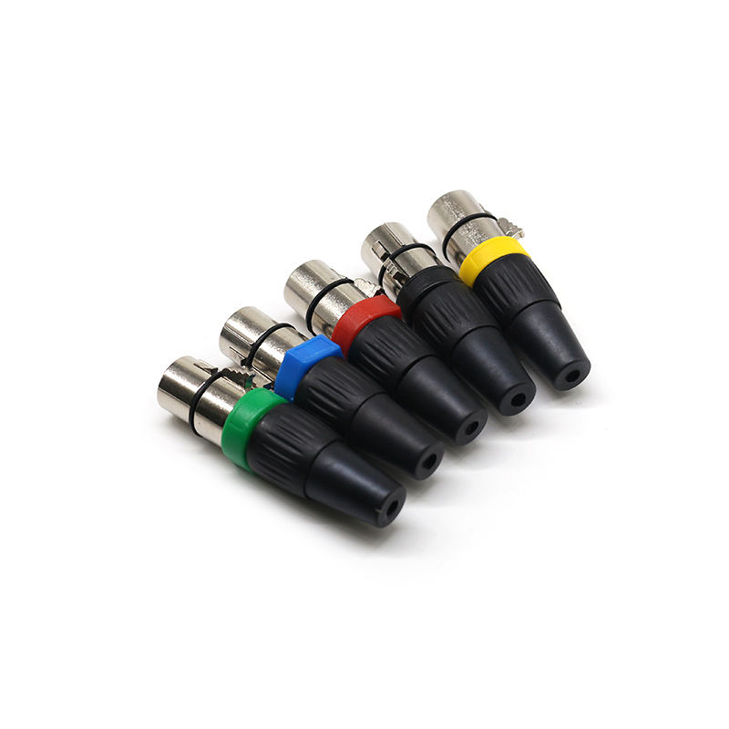 WS ELECTRONIC Hot Sale XLR Connectors 3 Pin Solder Type  Connectors Audio 3-8 Pins XLR Female Jacks for Electric Speaker Cable