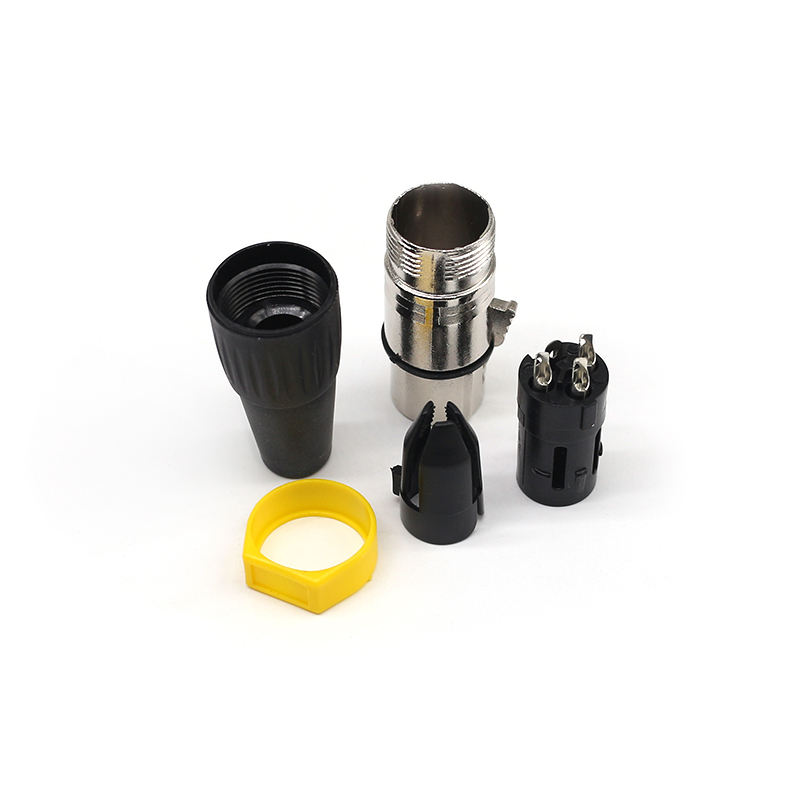 WS ELECTRONIC Hot Sale XLR Connectors 3 Pin Solder Type  Connectors Audio 3-8 Pins XLR Female Jacks for Electric Speaker Cable