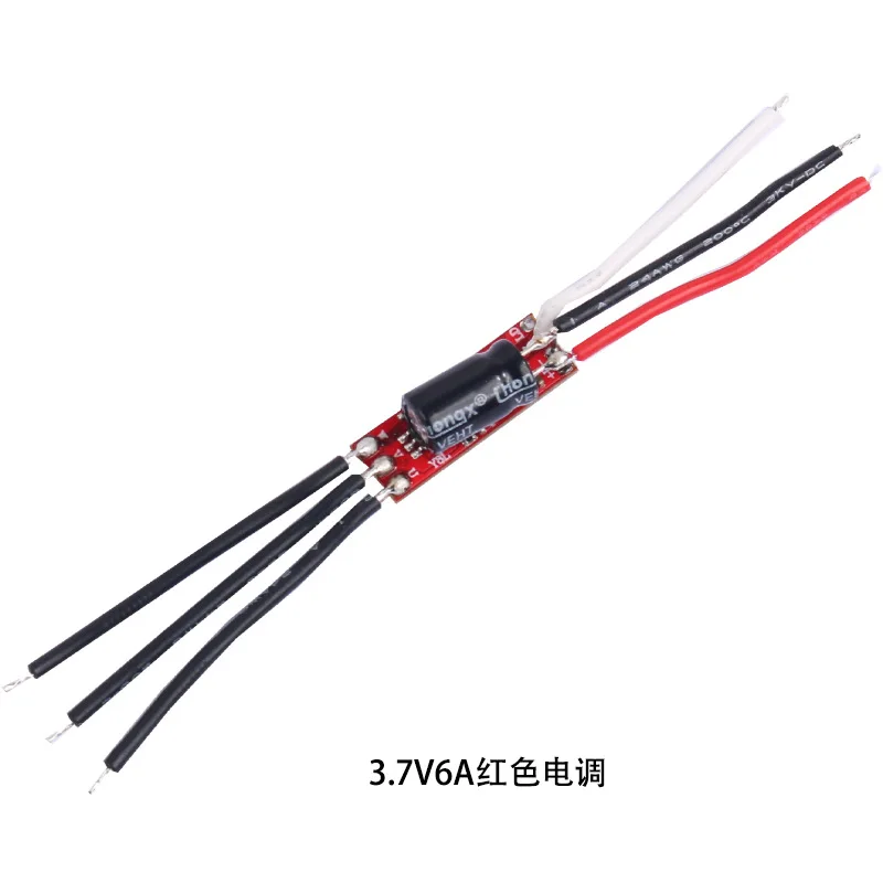 Mini FPV Brushless ESC 1-2S 6A Ultra Lightweight 0.5g Electronic Speed Controller for RC Drone Micro Aircraft