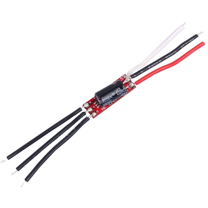 Mini FPV Brushless ESC 1-2S 6A Ultra Lightweight 0.5g Electronic Speed Controller for RC Drone Micro Aircraft