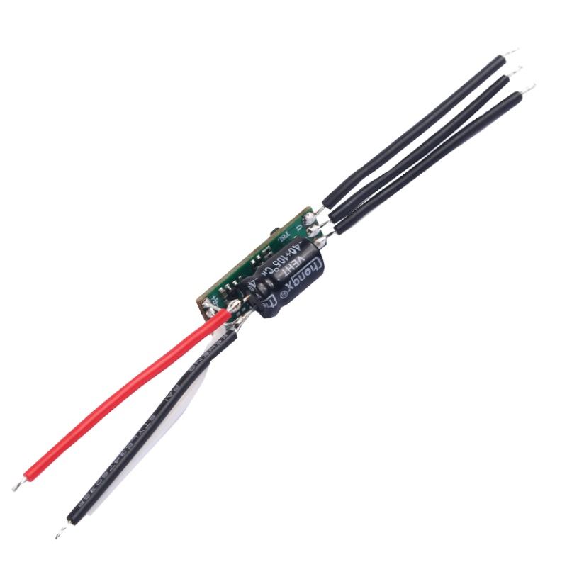 Mini FPV Brushless ESC 1-2S 6A Ultra Lightweight 0.5g Electronic Speed Controller for RC Drone Micro Aircraft