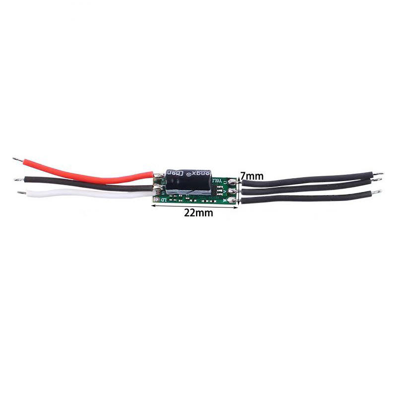 Mini FPV Brushless ESC 1-2S 6A Ultra Lightweight 0.5g Electronic Speed Controller for RC Drone Micro Aircraft