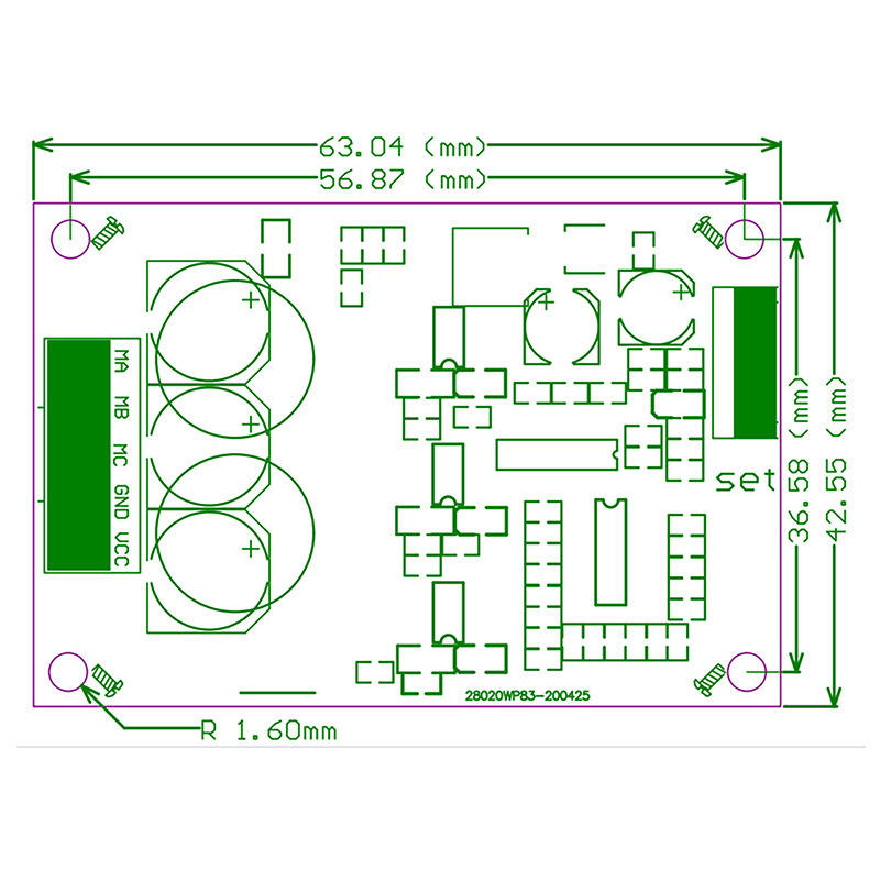 LED Strip Driver PCBA Controller Board 12V/24V Constant Voltage CV for LED Module