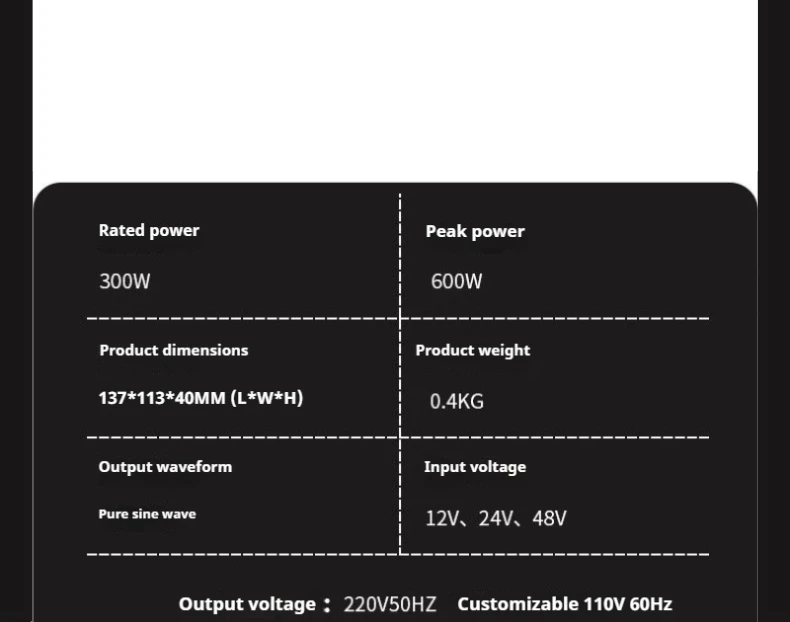 Pure Sine Wave Inverter Main Board 12V 24V 48V to AC 220V High Efficiency 90% for DIY Portable Power Station Solar Camping Drive