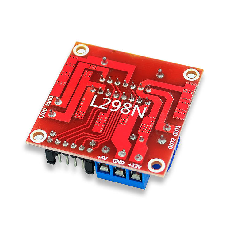L298N Motor Driver Board Module for DC and Stepper Motors Smart Car and Robot Accessory Made in China