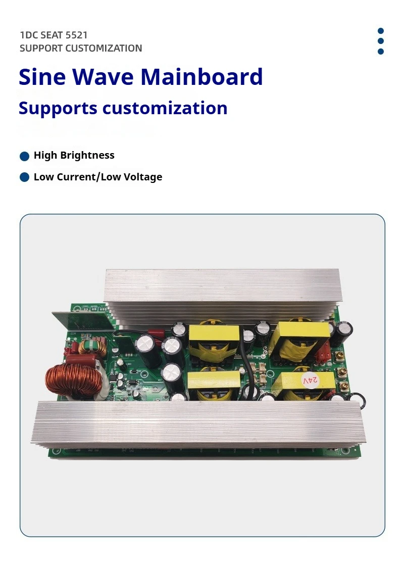 Pure Sine Wave Inverter Mainboard DC to AC PCBA for Portable Power and Energy Storage Systems