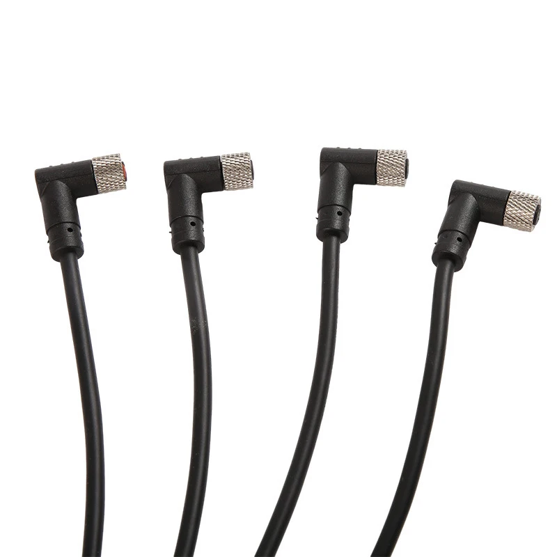 M8 IP68 Waterproof Sensor Connector Cable