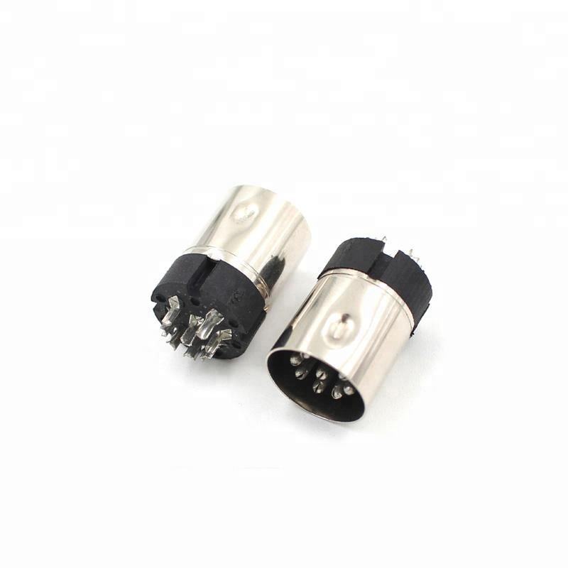 3 to 13 Pin Din Connector 8 Pin 262 Degree Dc Power Din