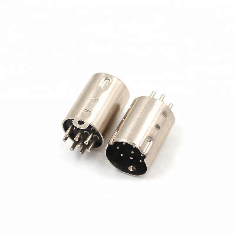 3 to 13 Pin Din Connector 8 Pin 262 Degree Dc Power Din