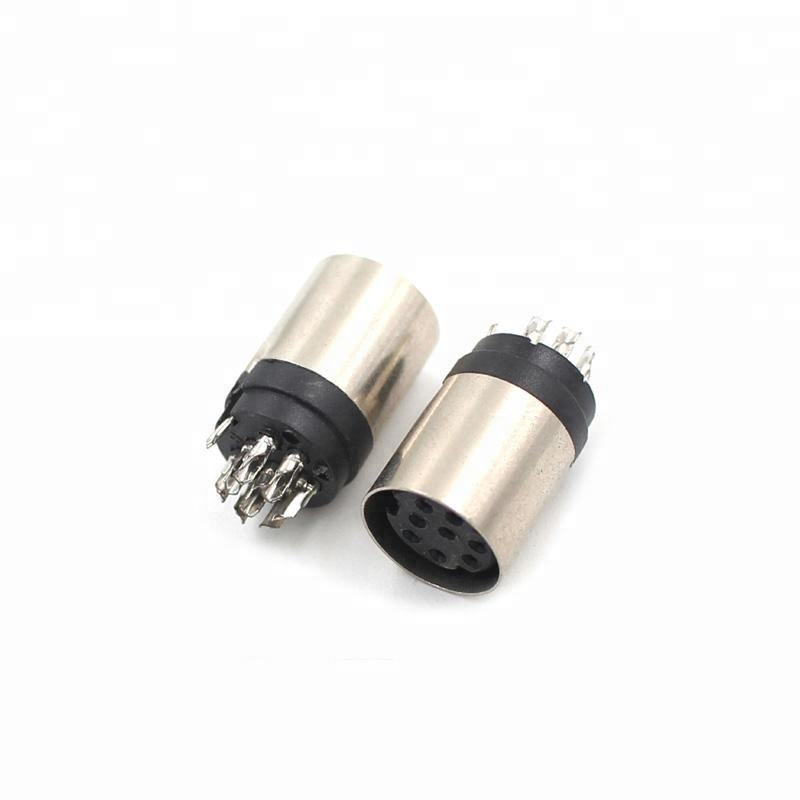 3 to 13 Pin Din Connector 8 Pin 262 Degree Dc Power Din